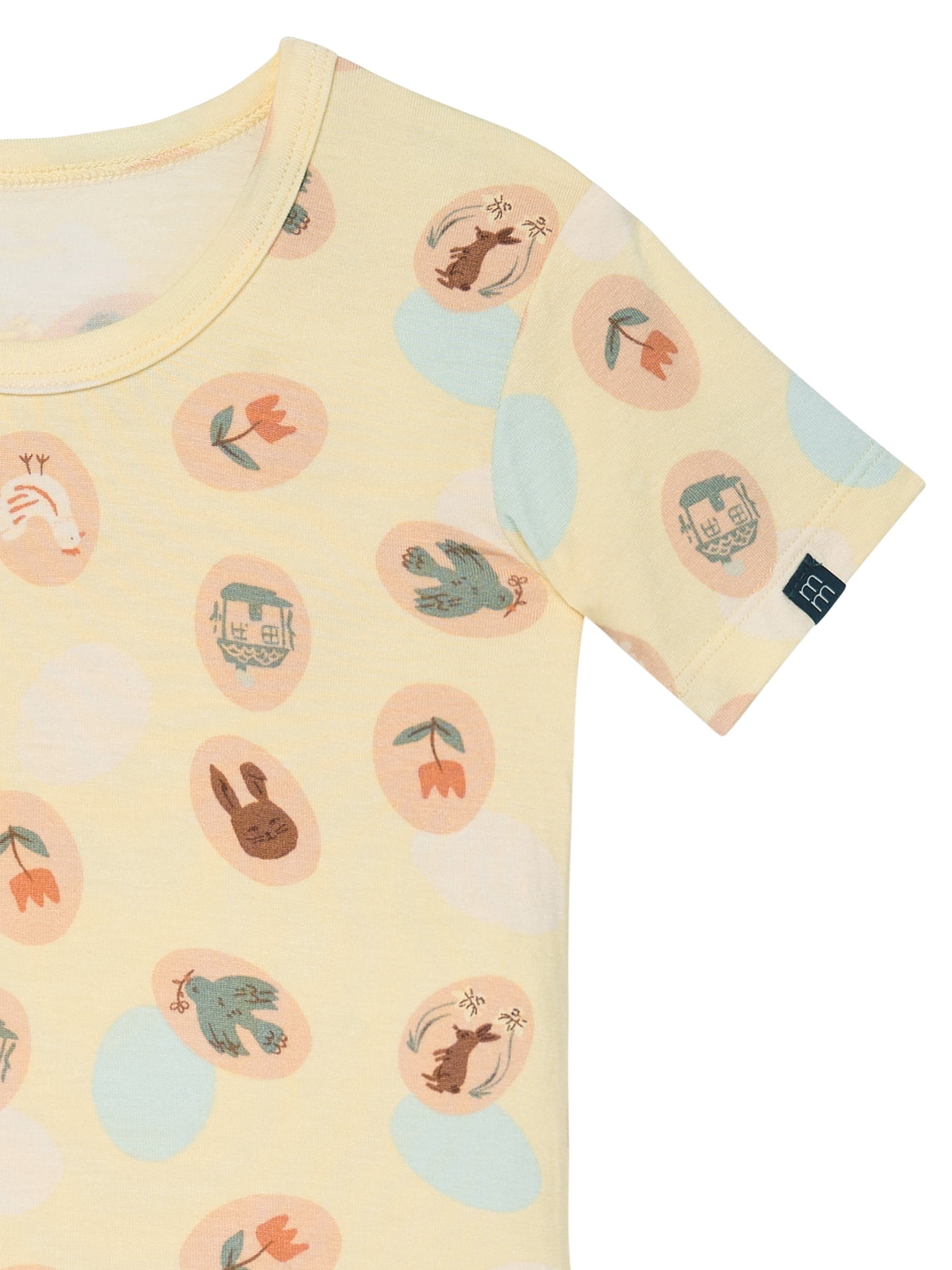 Modern Moments by Gerber Toddler Neutral Super Soft Easter Pajama Set, 2-Piece, Sizes 12M-5T