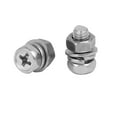 thumbnail image 3 of M5 x 10mm 304 Stainless Steel  Hex Head Bolts Nuts w Washers 20 Sets, 3 of 3