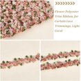 thumbnail image 4 of Cinta de poliéster de 5 yardas con borde de encaje floral, ideal para decoración, bordados, apliques, costura, manualidades, tapicería, cortinas y decoración del hogar., 4 of 9