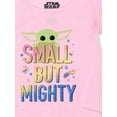 Star Wars Toddler Girls Baby Yoda Long Sleeve Tshirt & Leggings, 2Piece Outfit Set (2T4T