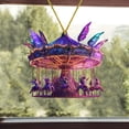thumbnail image 4 of Fiudx Decoración de Carrusel Alado, Diseño Festivo de San Valentín, Colgante Acrílico Caprichoso, Decoración Navideña para Porche y Ventana, Idea de Regalo Perfecta, Materiales Duraderos, 1 Pieza, 4 of 5