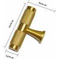 thumbnail image 3 of Perilla de puerta de armario de latón macizo en forma de T, manija universal para muebles para cajón/armario de cocina/puerta - 50 mm (2 piezas), 3 of 5