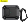 thumbnail image 1 of Case for Airpods Pro 2nd Generation Case 2022 Airpod pro 2 case Secure Lock Clip Shockproof Protective Cover for AirPods Pro 2 gray black For AirPods Pro 2nd, 1 of 6