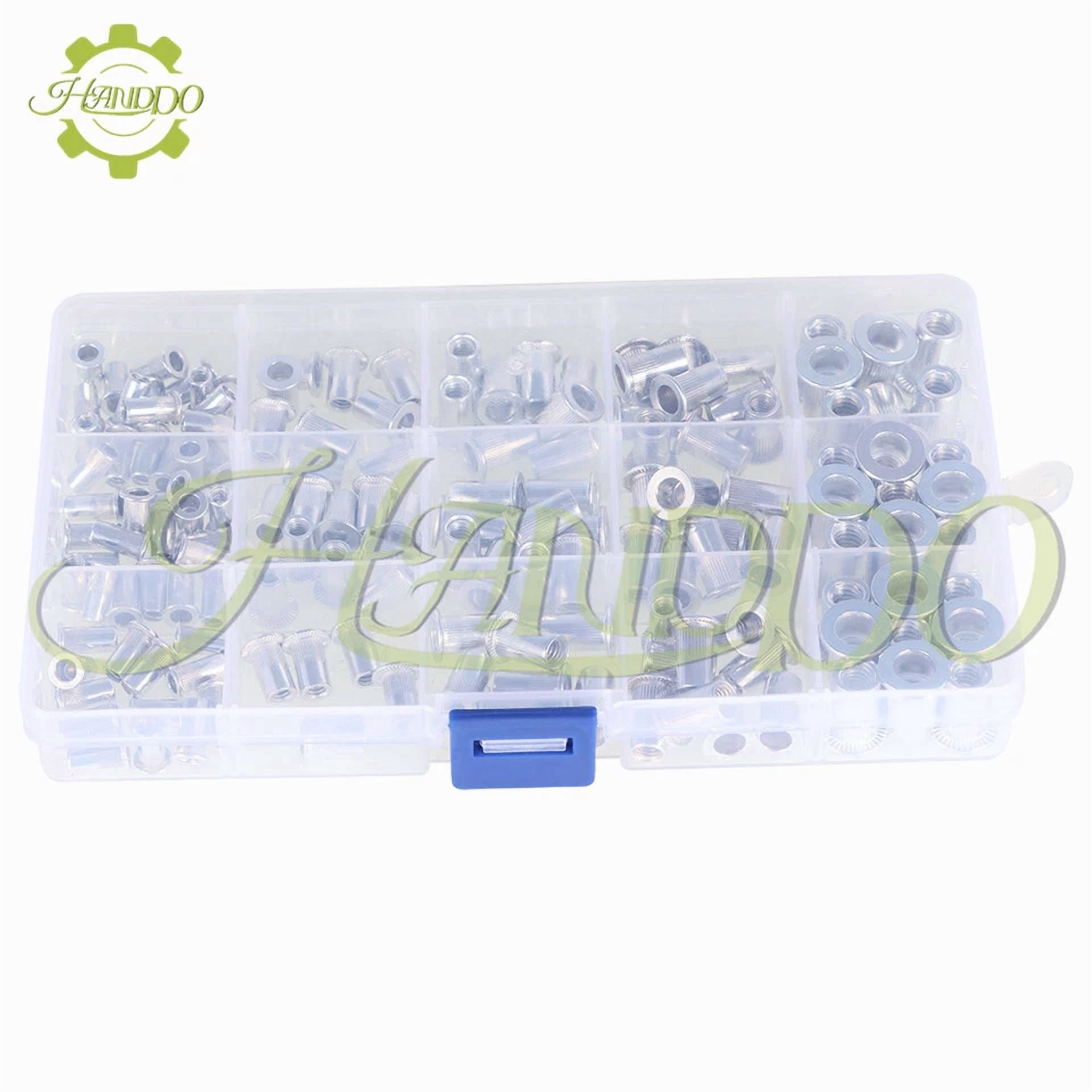 CIRCLE- Aluminum Rivet Nut Kit Rivnut Nutsert Standard Inch Sae Imperial 150 Pcs