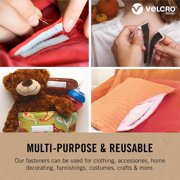 (3 pack) VELCRO Brand ECO Collection Sewem Fastener Tape 36in x 3/4in piece, Sustainable 70% Recycled Materials, Durable and Washable, Black
