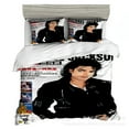 thumbnail image 1 of Michael Jackson Quilt Cover Suit, Bedding Suit, Three Piece Set, Microfiber, Duvet Cover-ZJKDGJKJ, 1 of 3