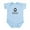 Sky Blue, variant on CafePress - My Cousin Is A Siberian Husky Body Suit - Baby Light Bodysuit, Size Newborn - 24 Months