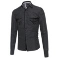 thumbnail image 1 of FashionOutfit Men's Patterned Button Down Long Sleeve Shirt, 1 of 3