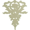 thumbnail image 4 of Ekena Millwork 10 5/8"W x 12 5/8"H x 3/4"P Large Flower and Wreath Drop Onlay, 4 of 6