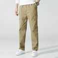 thumbnail image 2 of MKHSQHDG Male Pants Cargo Pants for Men Carpenter Work Pants Relaxed Fit Twill Casual Hiking Pants Xl, 2 of 5