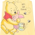 thumbnail image 4 of Disney Winnie the Pooh Baby Girls' Sleeveless Romper Pajama and Headband Set Light Yellow Winnie the Pooh and Piglet, 4 of 7