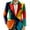 02-Multicolour, variant on Carnival Corduroy Suit for Men Rave Lightweight Mardi Gras Printed Blazer Casual Button Holiday Party Fit Jacket with Pockets 02-Multicolour XL