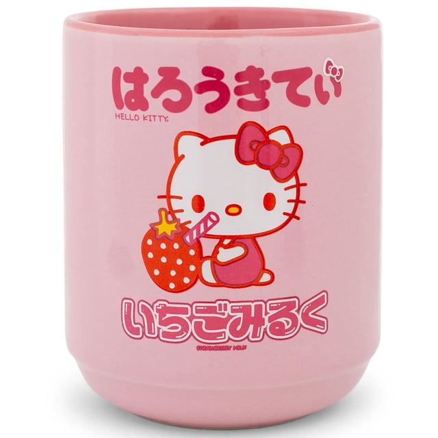 Taza de té Silver Buffalo Sanrio Hello Kitty Fresa Milk 270 ml