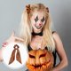 thumbnail image 2 of 2Pcs Halloween Pumpkin Hair Scrunchies Hair Tie Headband Headdress for Women, 2 of 3