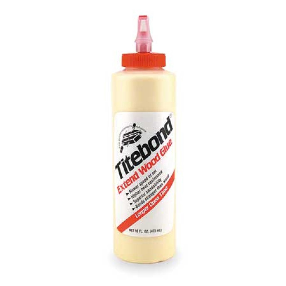 TITEBOND 9104 Wood Glue, Extend, Slow Set, 16 Oz, Ylw