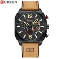 thumbnail image 1 of Reloj Curren Masculino Cronógrafo Cuero 8398 Naranja, 1 of 3