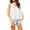 White, variant on Womens Tassel Sleeveless Vest 70s Hippie Suede Fringe Jacket Cardigan Womens Winter Coat Plus Size White S
