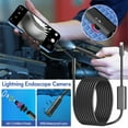 thumbnail image 3 of LITOM 8 LED Light Borescope Endoscope Snake Inspection Camera for iOS iPhone iPad, 3 of 16