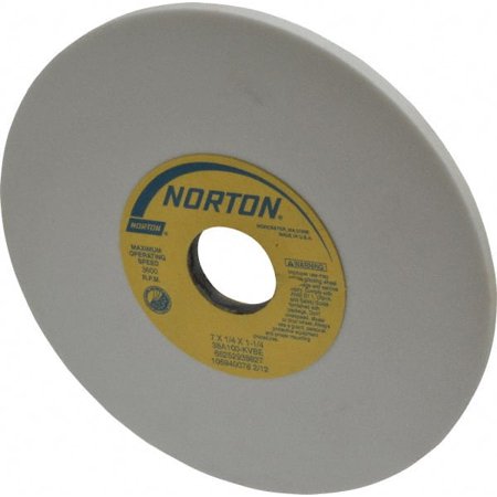 

Norton 7 Diam x 1-1/4 Hole x 1/4 Thick K Hardness 100 Grit Surface Grinding Wheel