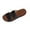 Black, variant on Summer Slippers for Women 2025 Wedge Slip-On Open Toe Causal Daily Outdoor Shoes for Women Beach Vacation Fashion
