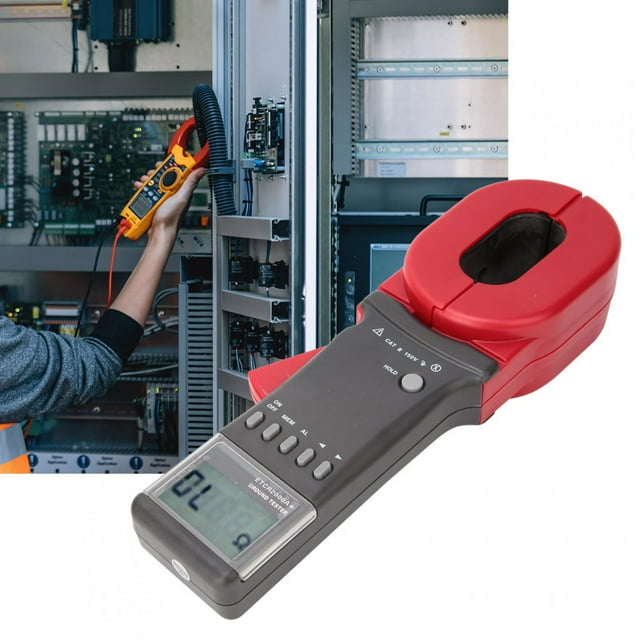 Noref ETCR2000A+ Digital Clamp Meter On Ground Earth Resistance Tester W/ LCD Display