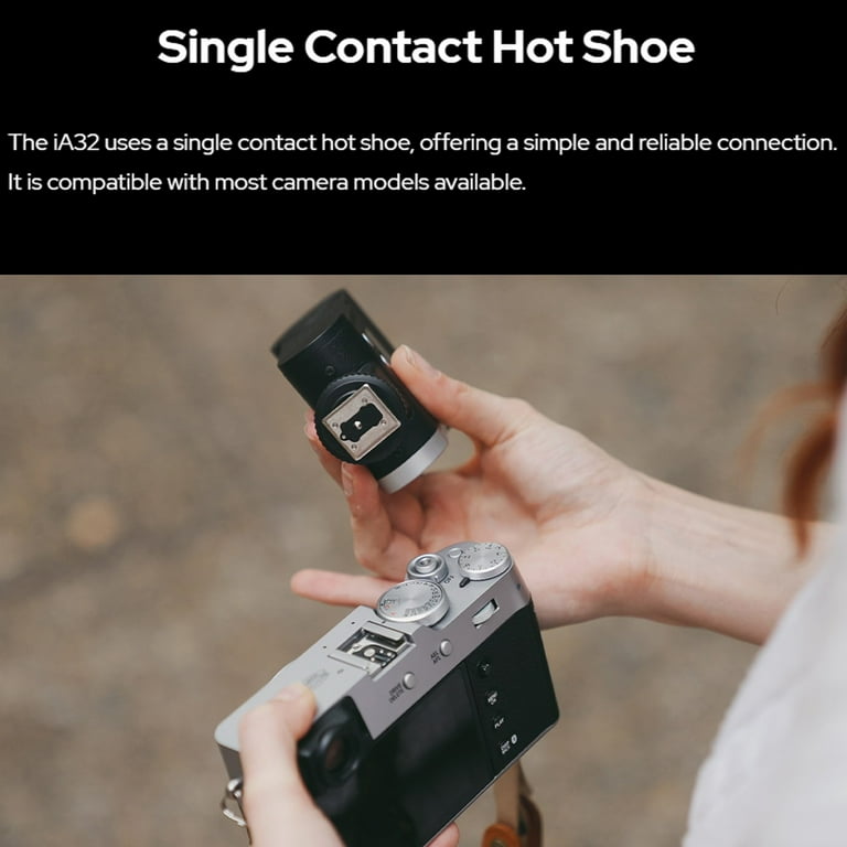 GODOX IA32 Mini Camera Flash - Compact Hot Shoe Speedlite For Canon, Nikon, Sony, Fuji & More