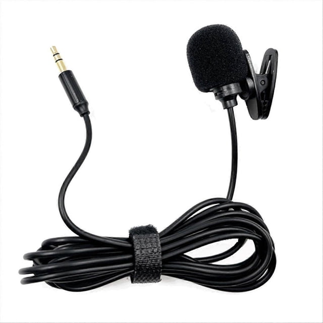 Mini Wired Mic for Sound Card Camera PC Desktop Computer 2 Meter