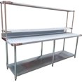thumbnail image 2 of Pro-Kitchen - Stainless Steel Work Table with Backsplash - 30D x 96W inches - 1 Unit - Durable and Hygienic Work Surface for Commercial Kitchens (1ct), 2 of 7