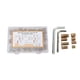thumbnail image 4 of Perno De Muebles De Rosca Macho Hembra Galvanizado De Acero Al Carbono Con Inserto Roscado Métrico De 122 Uds Para Armario, 4 of 7