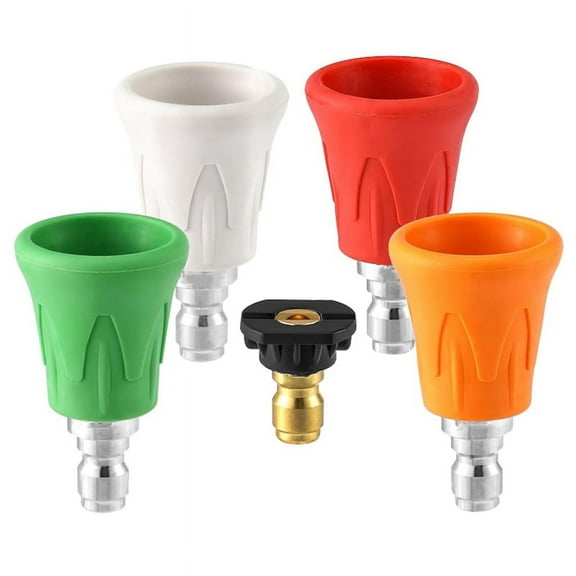 Pressure Washer Nozzle Guard,High Power Tips,5Pcs Washing Holder with 1/4in Quick Connect