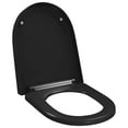 thumbnail image 1 of vidaXL Soft-close Toilet Seat with Quick-release Design Black, 1 of 5