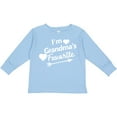 thumbnail image 3 of Inktastic I'm Grandma's Favorite with Arrow and Hearts Boys or Girls Long Sleeve Toddler T-Shirt, 3 of 5