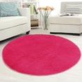 thumbnail image 2 of Plush Chair Floor Mat Round Carpet Children Bedroom Mat Play Tent Area Rug Yoga Mat, 2 of 6