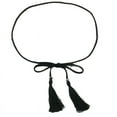 thumbnail image 5 of YooGuoGuo Women Waist Belt Rope Chinese Style Braided Woven Tassel Thin Belt Female Knot Decorated Waistband Hot Casual Solid Black Belts, 5 of 6