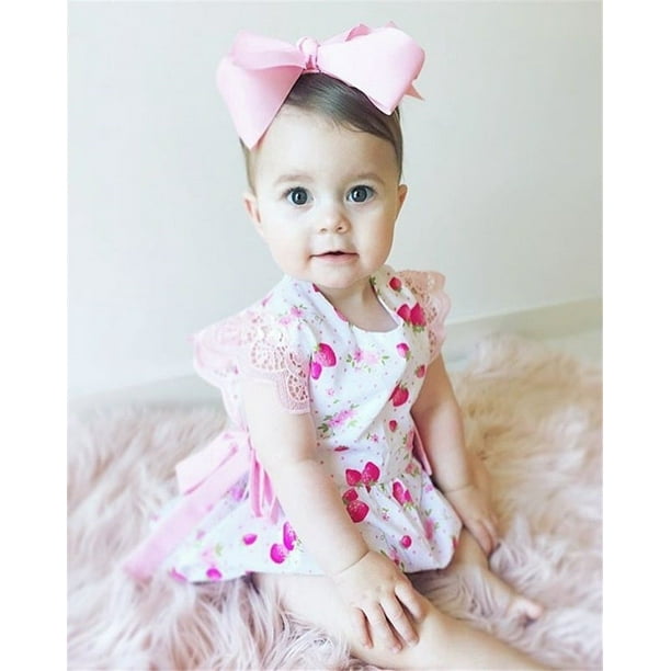 Baby girl strawberry best sale romper