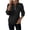 Black_#02, variant on Womens Sweatshirts Casual Crew Neck Long Sleeve Quarter 1/4 Zip Quilted Pullover Lightweight Textured Solid Fall Tops,Pink S