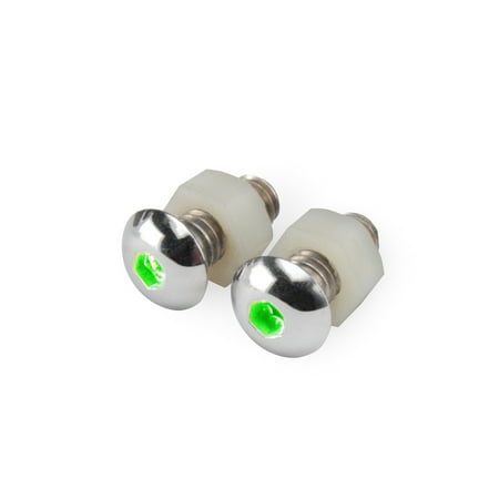 

Lighted Button Head Bolt Pair Green
