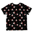 thumbnail image 2 of Christmas Santas in Sunglasses Pattern All Over Toddler T Shirt Green 4T, 2 of 2
