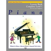 Alfred's Basic Piano Library: Alfred's Basic Piano Library Lesson Book Complete, Bk 1: For the Later Beginner (Paperback)