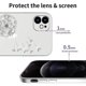 thumbnail image 3 of Funda protectora ultrafina con diseño de diente de león y galvanoplastia para iPhone 12 Pro (plateada), 3 of 5