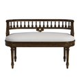 thumbnail image 2 of Hathaway Upholstered Bench - Antique Cherry, 2 of 7