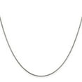 thumbnail image 4 of Auriga Fine Jewelry 925 Sterling Silver 1 mm Round Franco Chain Necklace for Women 22", 4 of 7