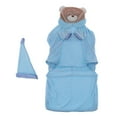 thumbnail image 4 of Sofá cama plegable infantil con funda, diseño de dibujos animados, Oso Azul, 4 of 9