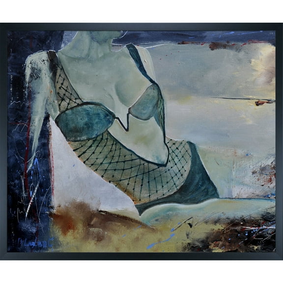 La Pastiche  Pol Ledent 'Deshabille 570408' Framed Fine Art Print