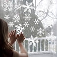 thumbnail image 2 of Christmas Elements Color Window Stickers White Snowflake Wall Stickers, 2 of 2