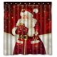 thumbnail image 1 of Merry Christ Mas Dreamlike The Santa Claus cortina de ducha de poliéster impermeable 72x72 pulgadas decoración de baño Ormromra WRJM-486, 1 of 4