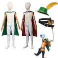 thumbnail image 2 of Disfraz de El Gato con Botas para Niños, Sombrero de Cosplay, Disfraz de Gato con Espada para Niños, Accesorios de Atuendo, Disfraz de Carnaval de Halloween, 2 of 5
