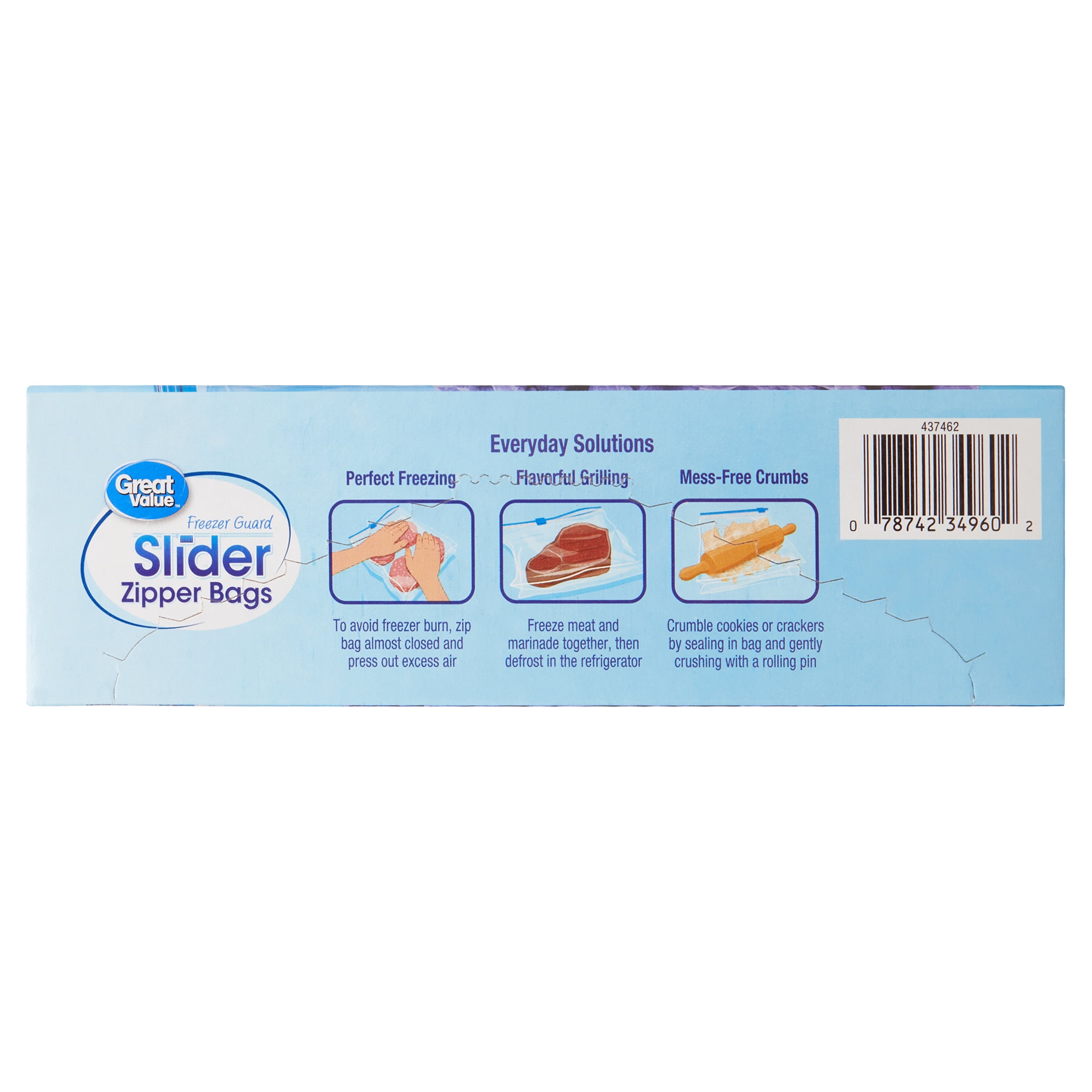 Kroger® Quart Slider Freezer Bag 1 QUART 5.875 INCH X 8 INCH X