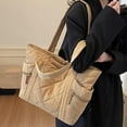 thumbnail image 3 of breaise Crush Tote Bag for Women,Puffer Work Tote with Zipper, Travel Essentials Quilted Tote Bags, 3 of 6