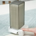 thumbnail image 1 of Peggybuy Cosmetic Cotton Pad Storage Box Automatic Makeup Remover Organizer (Grey), 1 of 5